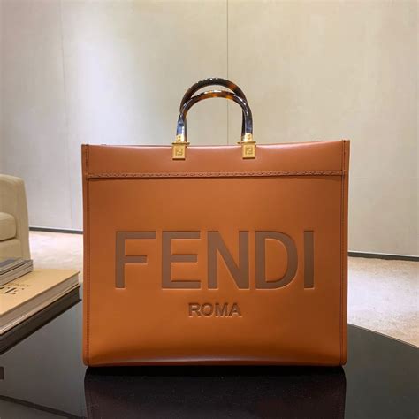 fendi logo tote|knock off fendi tote bag.